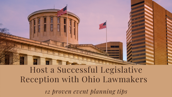Ohio Statehouse at sunset